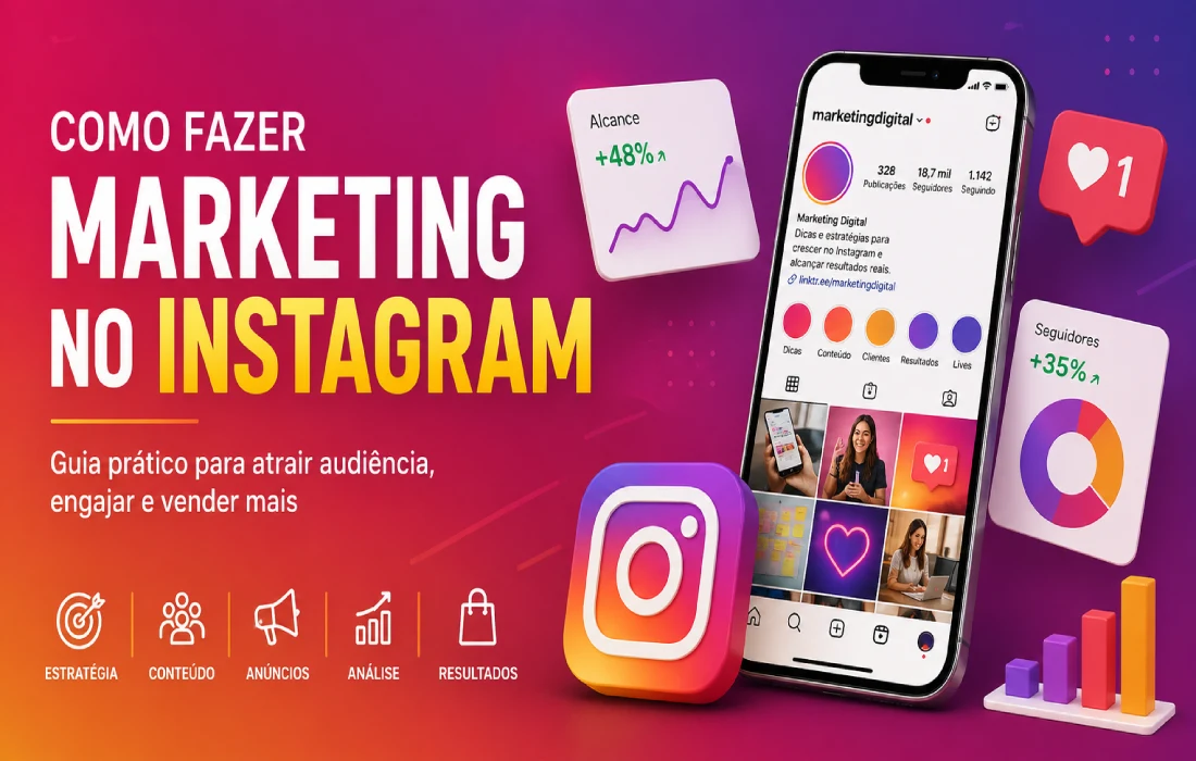No momento, você está visualizando Como fazer marketing no Instagram: guia completo para criar uma estratégia que gera resultados