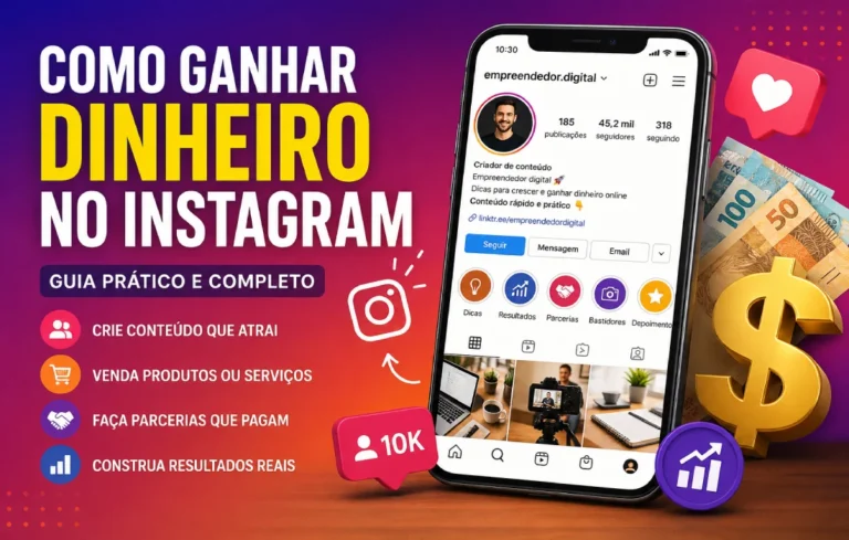Leia mais sobre o artigo Como ganhar dinheiro no Instagram trabalhando com conteúdo, vendas e serviços