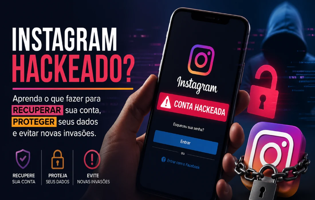 No momento, você está visualizando Instagram hackeado: o que fazer para recuperar a conta com segurança