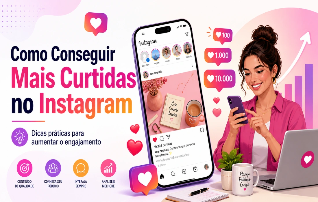 Leia mais sobre o artigo Como Conseguir Mais Curtidas no Instagram: Guia Prático Para Aumentar Seus Likes com Conteúdo Real