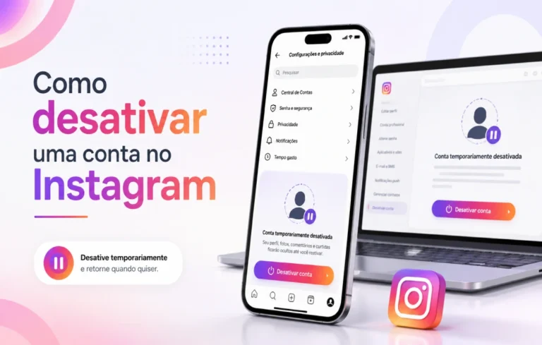 Leia mais sobre o artigo Como desativar uma conta no Instagram pelo celular ou PC