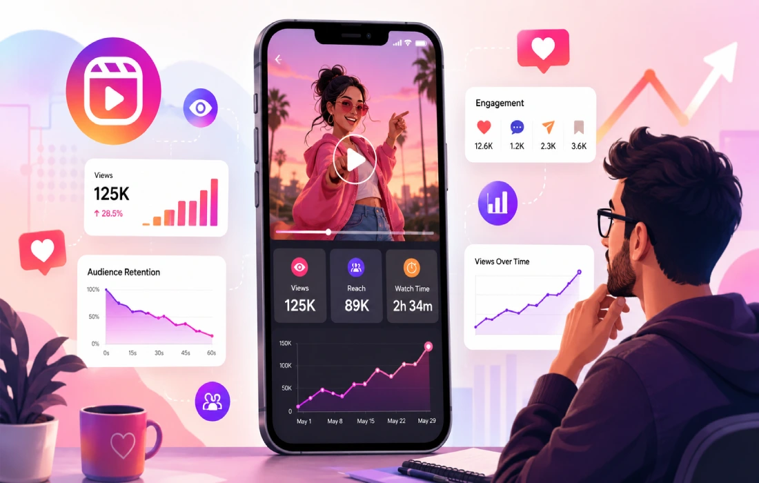 No momento, você está visualizando Contagem das visualizações no Reels do Instagram: como funciona e como interpretar