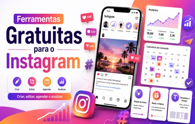 Leia mais sobre o artigo Ferramentas Gratuitas para o Instagram: Melhores Opções para Criar, Agendar, Analisar e Crescer