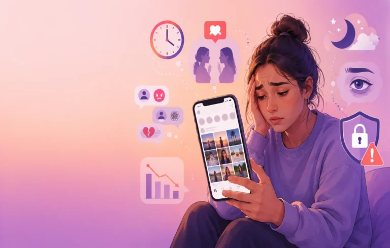 Leia mais sobre o artigo Qual o Ponto Negativo do Instagram? Veja Riscos, Desvantagens e Como Usar Melhor