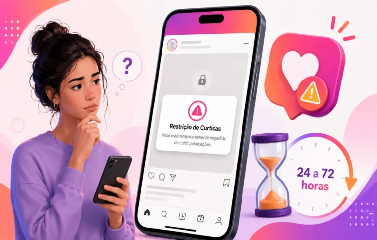 Leia mais sobre o artigo Quanto Tempo Dura a Restrição de Curtidas no Instagram? Prazos, Causas e Como Resolver