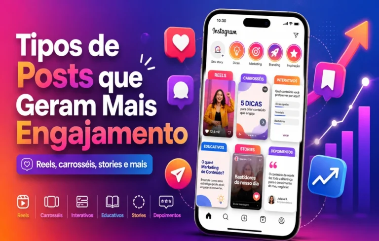 Leia mais sobre o artigo Tipos de Posts que Geram Mais Engajamento no Instagram