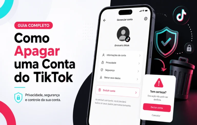 Leia mais sobre o artigo Como Apagar uma Conta do TikTok pelo Celular ou PC