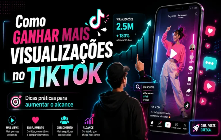Leia mais sobre o artigo Como Ganhar Mais Visualizações no Tiktok: Guia Prático para Aumentar o Alcance