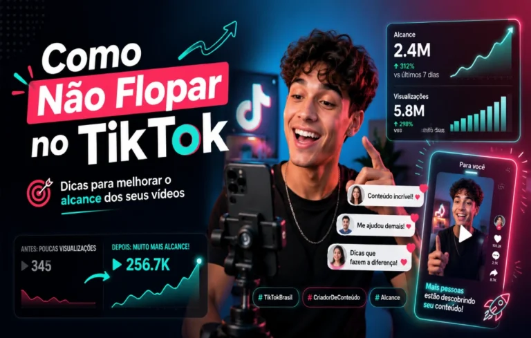 Leia mais sobre o artigo Como Não Flopar no TikTok: O Que Fazer para Melhorar o Alcance dos Seus Vídeos