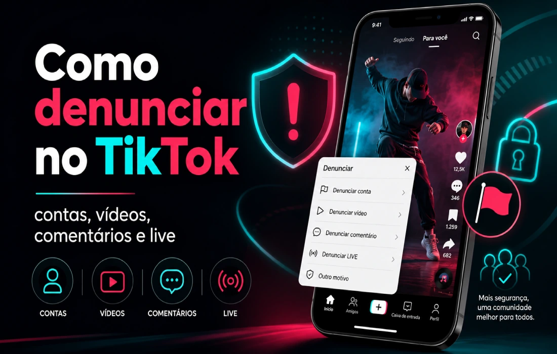 Leia mais sobre o artigo Como denunciar no TikTok: veja como reportar contas, vídeos e outros conteúdos
