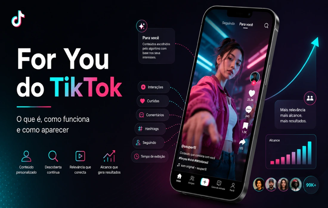 Leia mais sobre o artigo For You do TikTok: o que é, como funciona e como aparecer