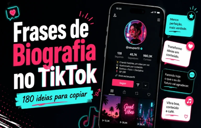 Leia mais sobre o artigo Frases de Biografia no TikTok: 180 Ideias Para Copiar