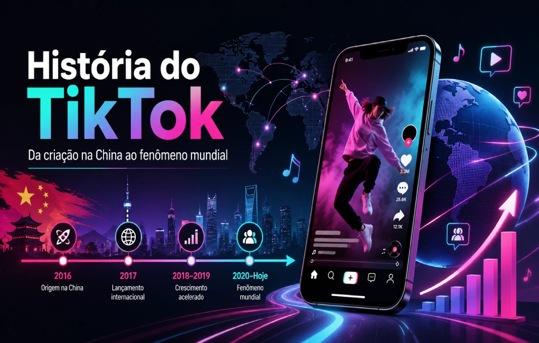 Leia mais sobre o artigo História do TikTok: da criação na China ao fenômeno mundial