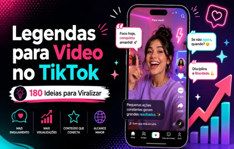 Leia mais sobre o artigo Legendas para Video no TikTok para Viralizar: 180 Ideias Prontas
