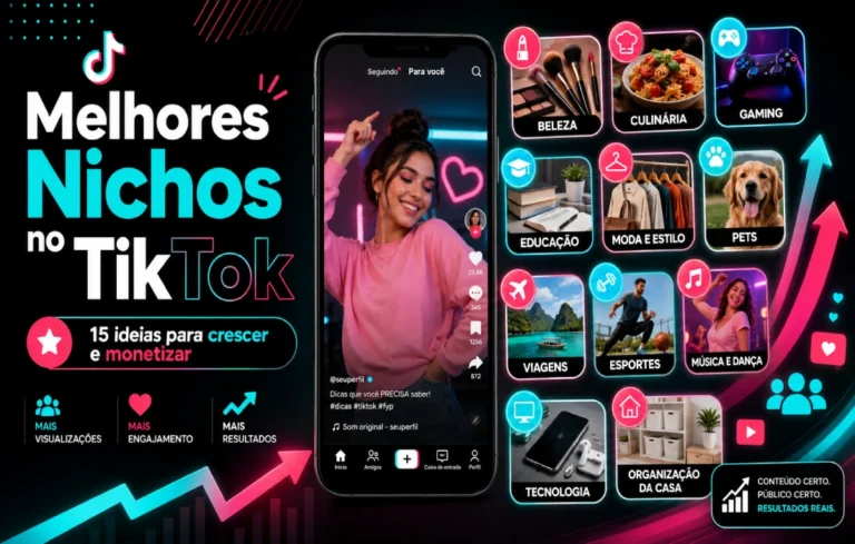 Leia mais sobre o artigo Melhores nichos no TikTok: 15 ideias para crescer e monetizar