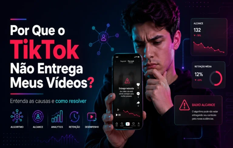 Leia mais sobre o artigo Por Que o TikTok Não Entrega Meus Vídeos? Veja Como Resolver
