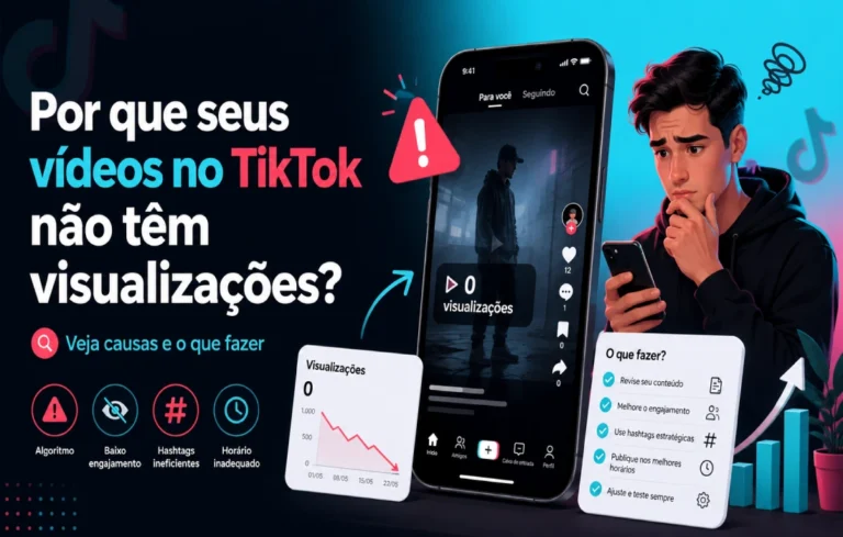 Leia mais sobre o artigo Porque Meus Vídeos do Tiktok Não Tem Visualização? Veja o Que Fazer