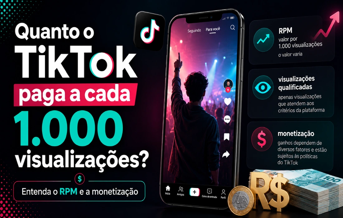 Leia mais sobre o artigo Quanto o Tiktok Paga a Cada 1.000 Visualizações?