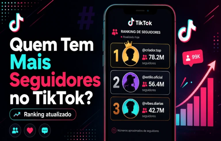 Leia mais sobre o artigo Quem Tem Mais Seguidores no TikTok? Veja o Ranking Atualizado